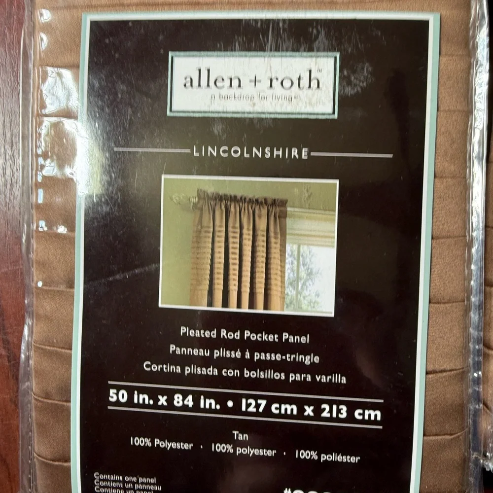Allen + Roth Rod Pocket Panels Set of 2 50x84
